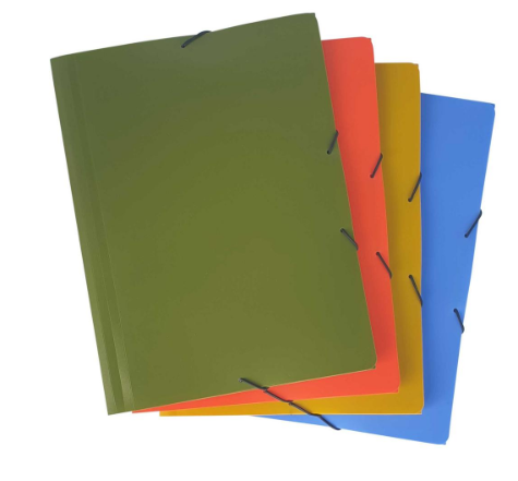 Sammelmappe mit Gummiband, Kunststoff, A3